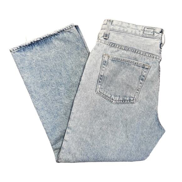 AG Adriano Goldschmied Rhett Aflame Vintage High Rise Straight Crop Jeans 32R - Picture 6 of 16